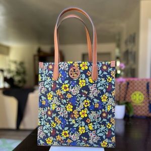 Tory Burch Black Friday Printed Canvas NS Tote bag, NWT